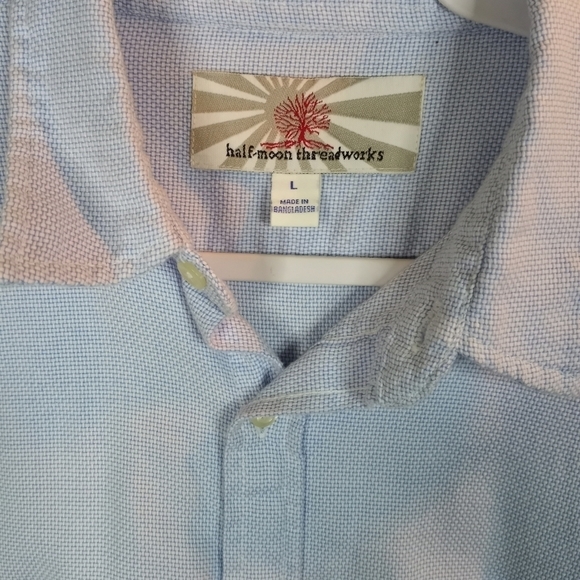 Half Moon Threadworks Soft Oxford Men's Large - Picture 2 of 6